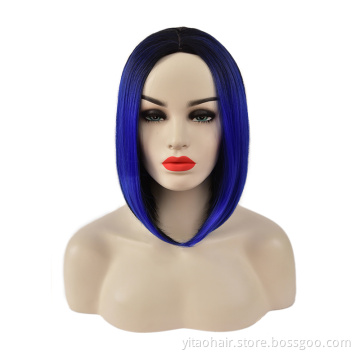 Anogol Black Braided Lace Front Wig Straight Double Braided Synthetic Wigs Hair Long Natural with Baby Soft Transparent Light